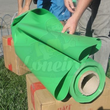 Tecido Lona de Vinil Verde Claro 15x1,57 Metros PVC Rolo Impermeável Malha Fio 1000 Super Resistente para toldos tendas revestimento coberturas