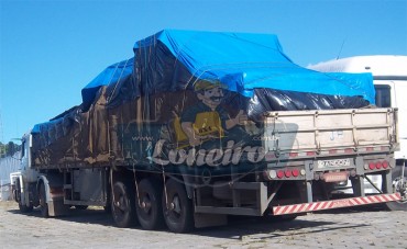 Lona Azul Plástica Carreta Forro Caminhão