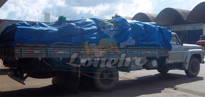 Lona Azul Plástica para Caminhão Graneleiro Carreteiro