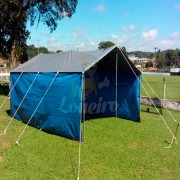 ad. LONA BARRACA AZUL CINZA LONEIRO IMPERMEÁVEL CAMPING PESCA  (2)