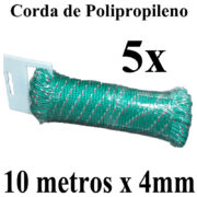 ADD. CORDAS MULTIUSO MULTIFILAMENT O VERDE 50M 4MM LONEIRO LONAS CURITIBA PARANÁ