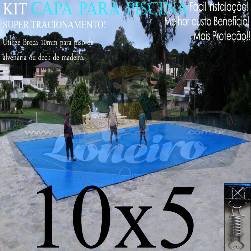 CAPA DE PISCINA 10X5 LONEIRO NOVO