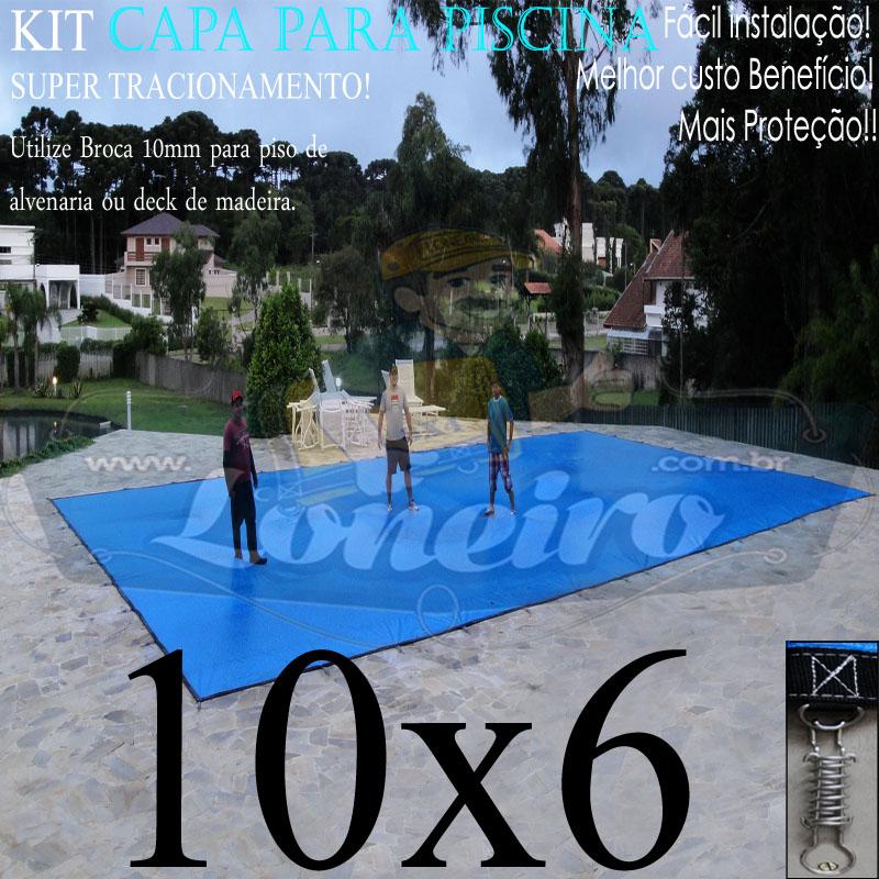 CAPA DE PISCINA 10X6 LONEIRO NOVO