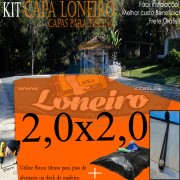 CAPA PISCINA 2X2 LARANJA 100KG COM ELÁSTICO