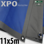 LONA 11x5 XPO AZUL CINZA XTREME POLIOLEFINA XTE IMPERMEAVEL ANTI CHAMAS ATÓXICA LOJA LONEIRO EMPRESA IMPORTAÇÃO CURITIBA PARANÁ