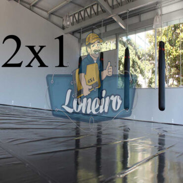 Lona 2,0 x 1,0m Super Tatame PVC Vinil Premium para pratica de esportes JiuJitSu Muay-Thay Boxe MMA UFC Academias Danças