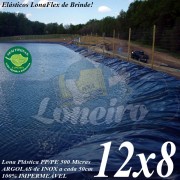 LONA-PARA-LAGO-DE-PEIXES-12x8 TANQUE ARTIFICIAL ORNAMENTAL ARMAZENAGEM DE AGUA