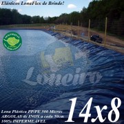 LONA-PARA-LAGO-DE-PEIXES-14x8 TANQUE ARTIFICIAL ORNAMENTAL ARMAZENAGEM DE AGUA