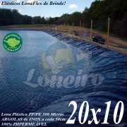 LONA-PARA-LAGO-DE-PEIXES-20x10 TANQUE ARTIFICIAL ORNAMENTAL ARMAZENAGEM DE AGUA