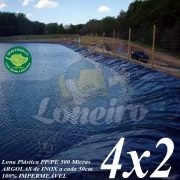 LONA PARA LAGO DE PEIXES 4x2 metros LONEIRO AMÉRICA CURITIBA