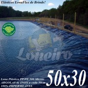 LONA-PARA LAGO DE PEIXES 50x30 TANQUE DE PEIXES ARMAZENAGEM DE AGUA