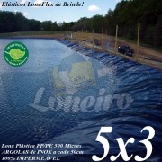 LONA-PARA LAGO DE PEIXES 5x3 TANQUE DE PEIXES ARMAZENAGEM DE AGUA