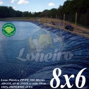 LONA PARA LAGO DE PEIXES 8x6 metros LONEIRO AMÉRICA CURITIBA