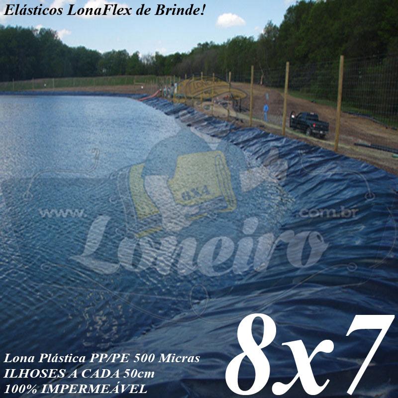 LONA PARA LAGO DE PEIXES 8x7