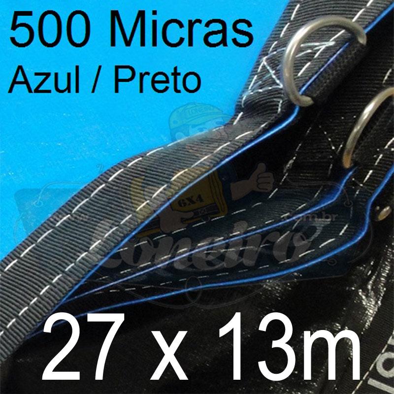 LONA SUPER LONEIRO AZUL PRETO 27X13