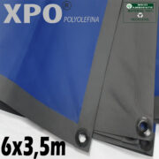 LONA XPO 6x3,5 AZUL CINZA POLYOLEFINA POLIOLEFINA POLYLONA POLILONA LOJA LONEIRO CURITIBA PARANA EMPRESA AMÉRICA ENCERADOS FABRICA