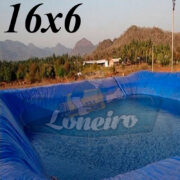 Lona 16x6 para Lago Artificial 300 micras Ornamental Tanque de Peixes Açude, Psicultura, Agricultura, Reservatórios Água, Comprar Lonas Loneiro Cikala Kone Brasil]