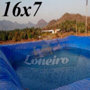 Lona 16x7 para Lago Artificial 300 micras Ornamental Tanque de Peixes Açude, Psicultura, Agricultura, Reservatórios Água, Comprar Lonas Loneiro Cikala Kone Brasil]