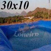 Lona 30x10 para Lago Artificial 300 micras Ornamental Tanque de Peixes Açude, Psicultura, Agricultura, Reservatórios Água, Comprar Lonas Loneiro Cikala Kone Brasil]