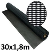 Tecido Lona Tela de Vinil Preto 30x1,80 Metros PVC Bobina Impermeável Premium Malha Fio 1000 Super Resistente para toldos cobertura muro privacidade