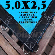 Lona 5x2,5 mts loneiro azul 350 300 500 micras plástica polietileno polyethileno impermeável sem toxinas empresa Curitiba PR