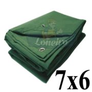 Lona Encerado Verde 7x6 Loneiro com Ilhoses América Loja Empresa Curitiba Paraná Ilhoses