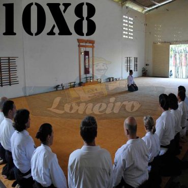 Lona: 10,0 x 8,0m para Tatame Encerado Algodão Premium Anti-Derrapante Cotton RipStop Caqui : Akido Judo JiuJitSu Muay-Thay Boxe MMA UFC Academia