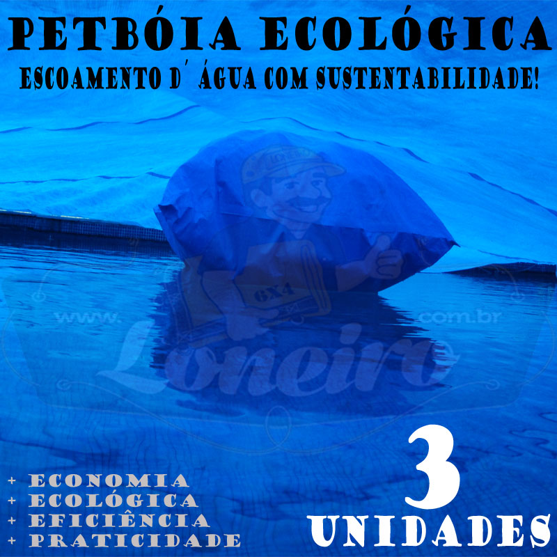 PETBÓIA ECOLÓGICA 3 UNIDADES LONEIRO