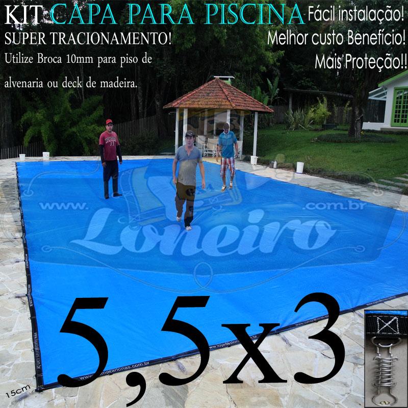 SUPER CAPA DE PISCINA 5,5x3 LONEIRO