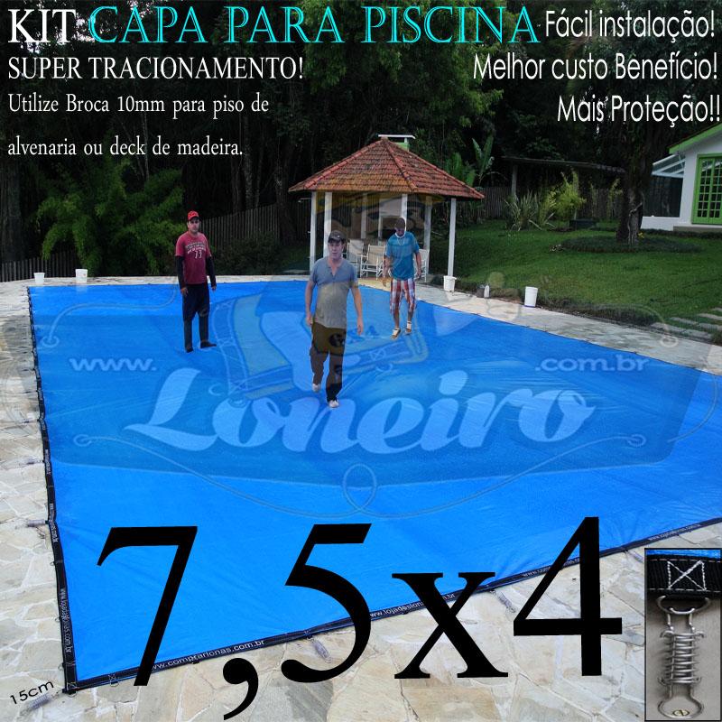 SUPER CAPA DE PISCINA 7,5x4 LONEIRO