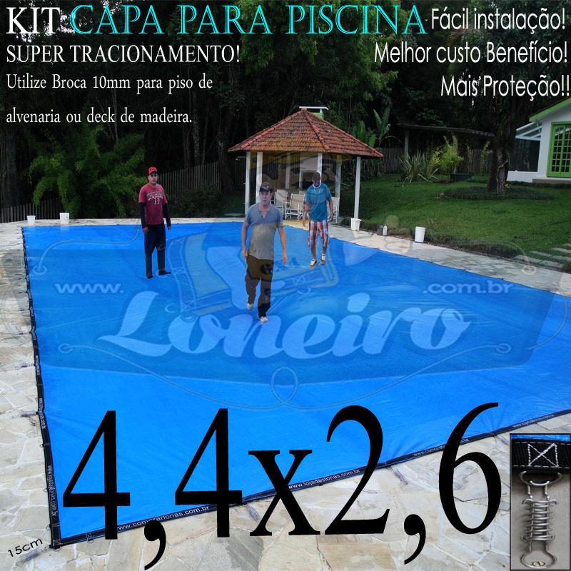 SUPER CAPA PARA PISCINA 4,4X2,6 LONEIRO