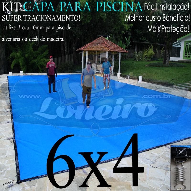 SUPER CAPA PARA PISCINA 6x4 LONEIRO