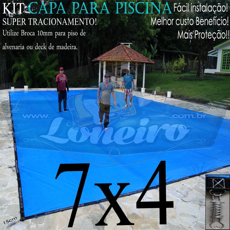 SUPER CAPA PARA PISCINA 7X4 LONEIRO