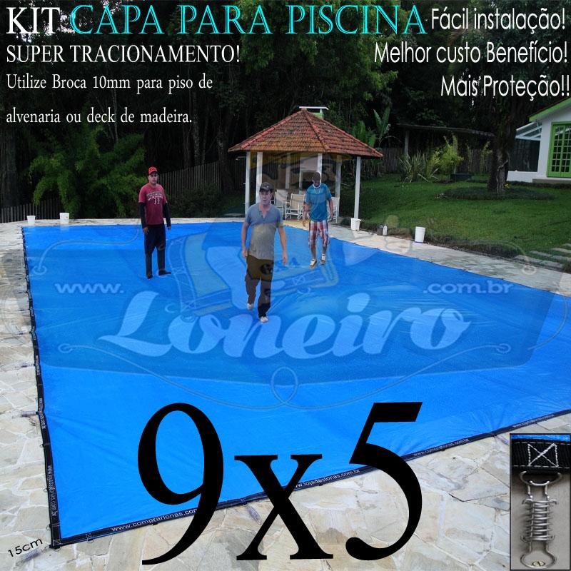 SUPER CAPA PARA PISCINA 9x5 LONEIRO