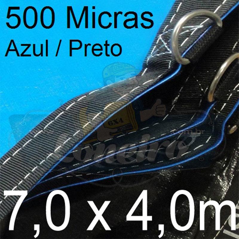 SUPER LONA LONEIRO AZUL PRETO 7x4