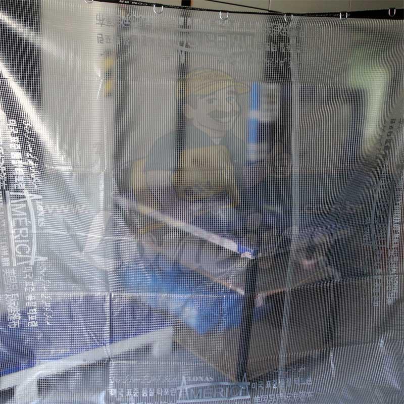 Lona 4,0 x 2,0 m Transparente Crystal Super PVC Vinil 700 Micras com Tela de Poliéster Impermeável