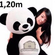 Urso Panda de Pelúcia Gigante com 120cm / 1,20 metros Presente Namorada