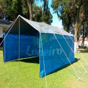 ad. LONA BARRACA AZUL CINZA LONEIRO IMPERMEÁVEL CAMPING PESCA  (1)