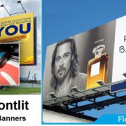 add. Lona PVC Frontlit Flex Banner 440gsm (13oz) 300D500D 1812 para impressao poster propaganda