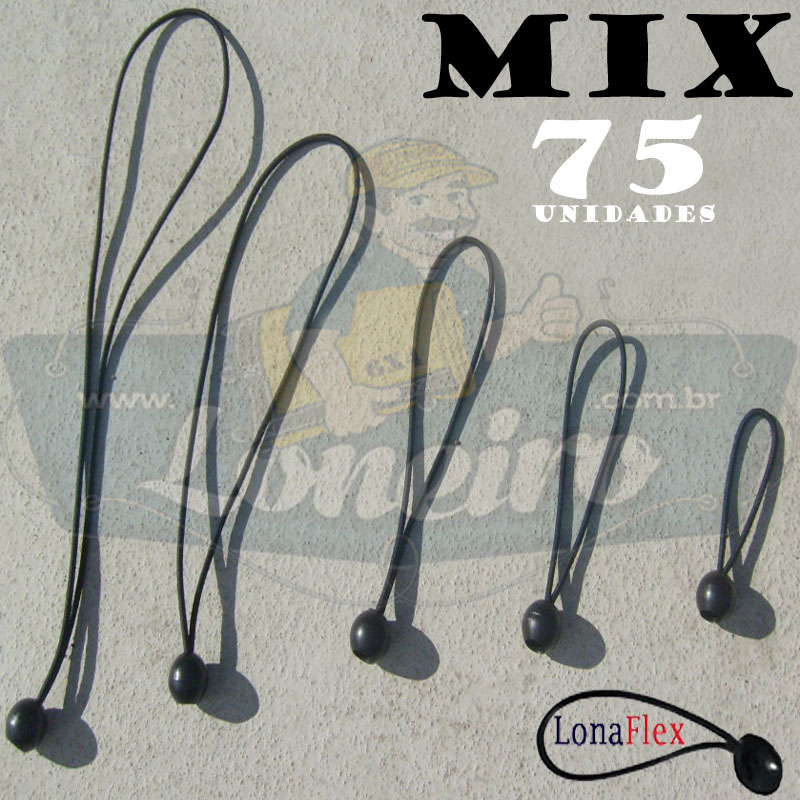 Elásticos Lonaflex Bola MIX 75 Unidades